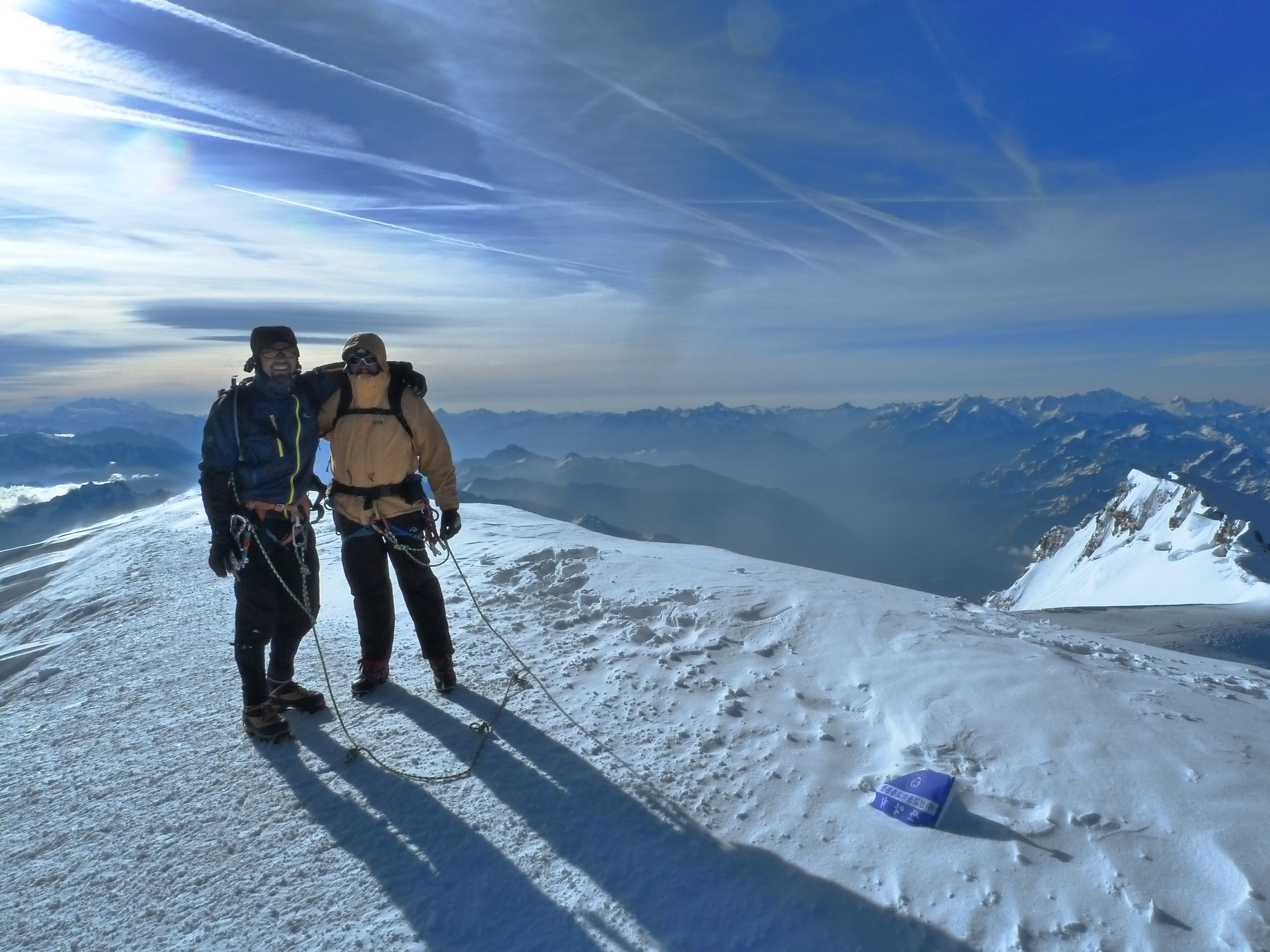 Dominic and Roman on summit