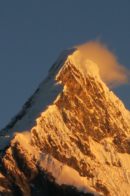 Artesonraju – Blick vom Alpamayo Basecamp