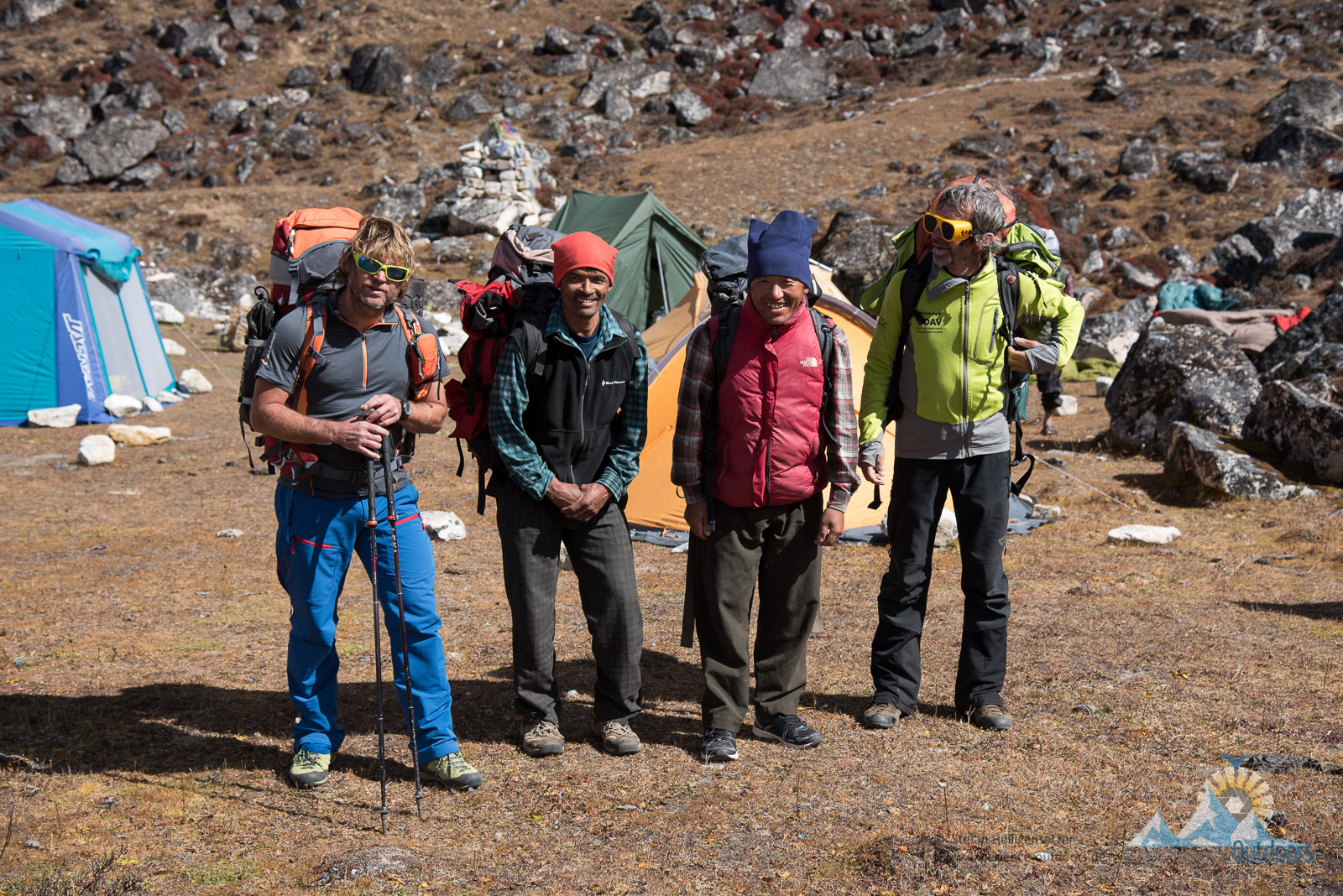 erster Trip ins Camp 1