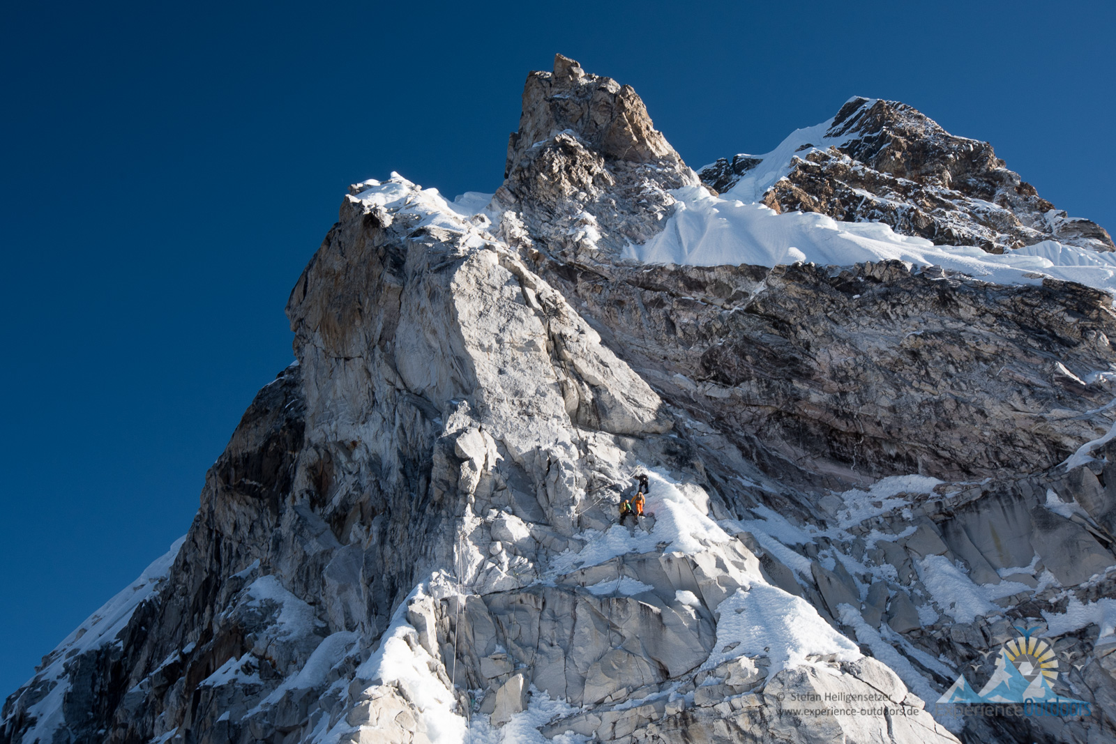 erste schwierige Felspassage